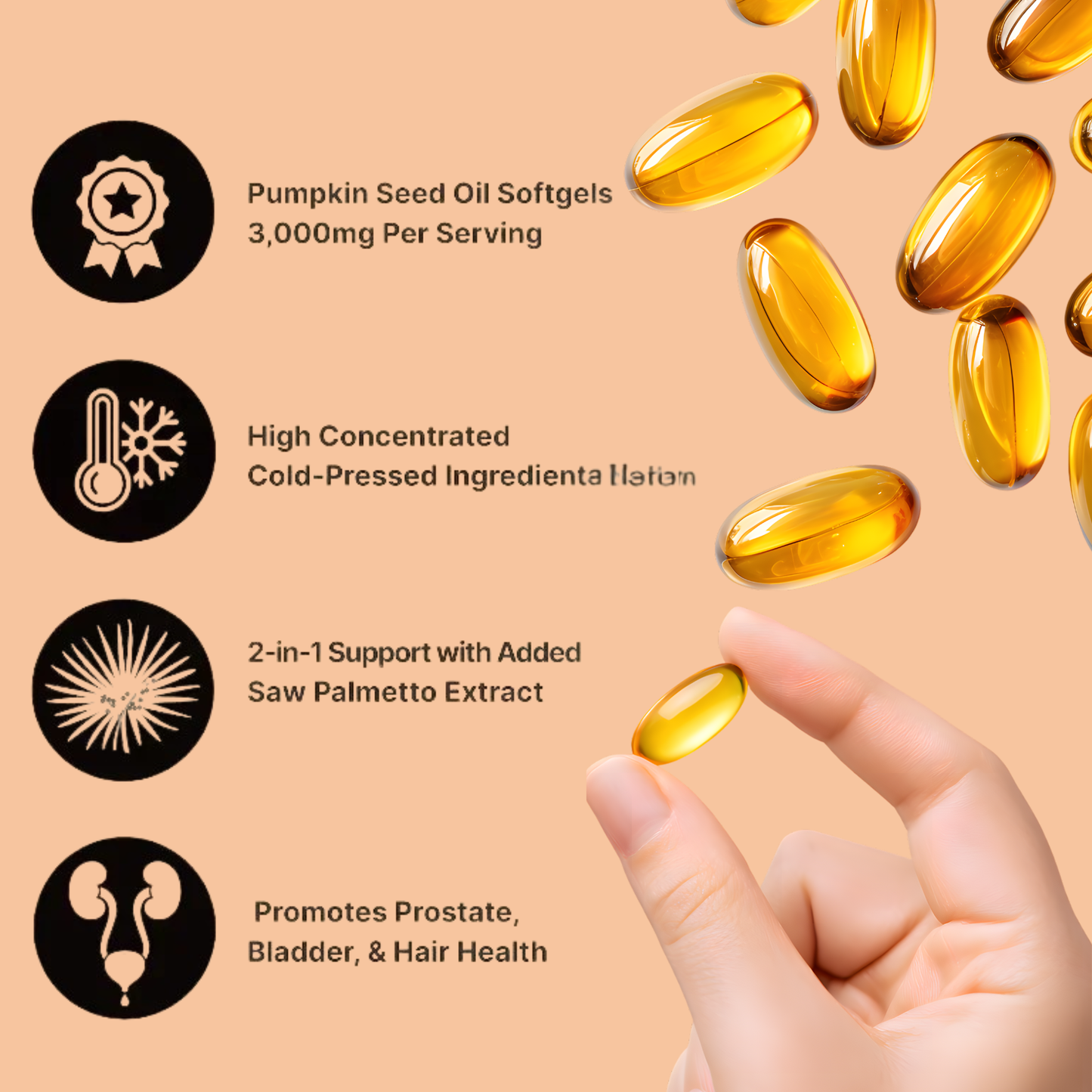 Nourishing Pumpkin Seed Oil Capsules