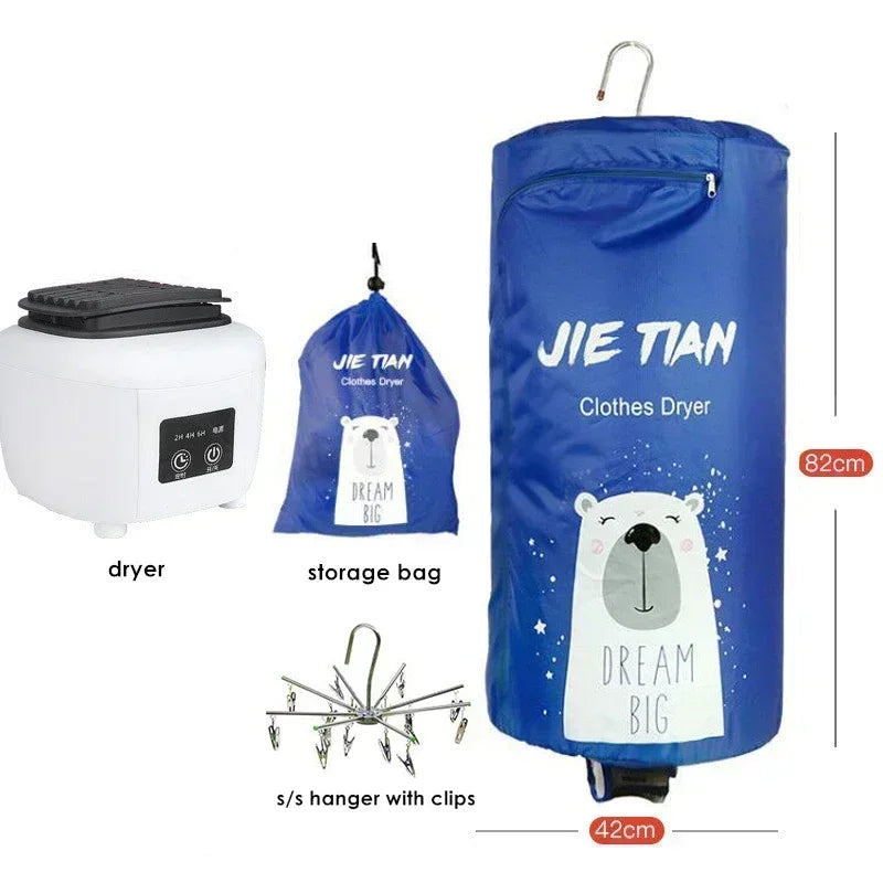 Portable Warm Air Clothes Dryer
