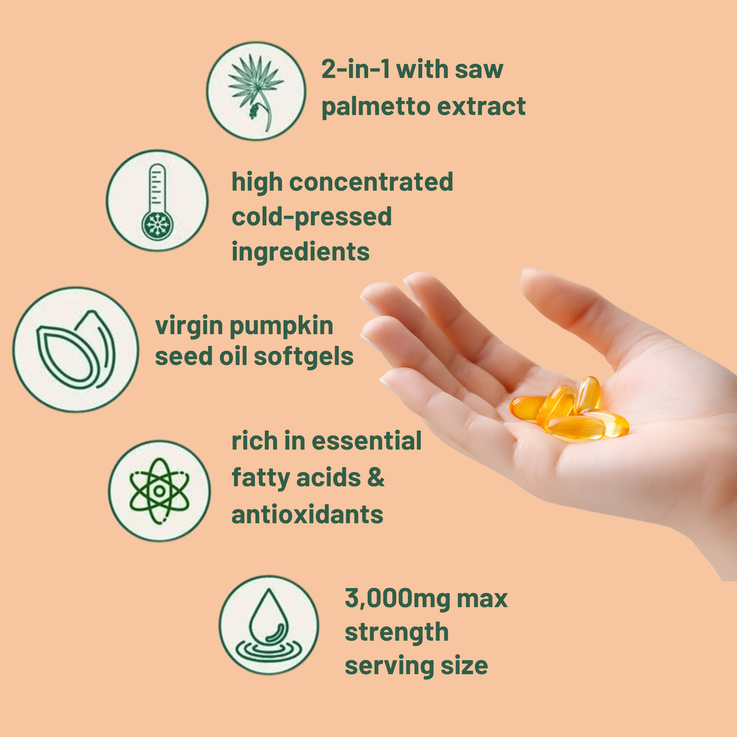 Nourishing Pumpkin Seed Oil Capsules