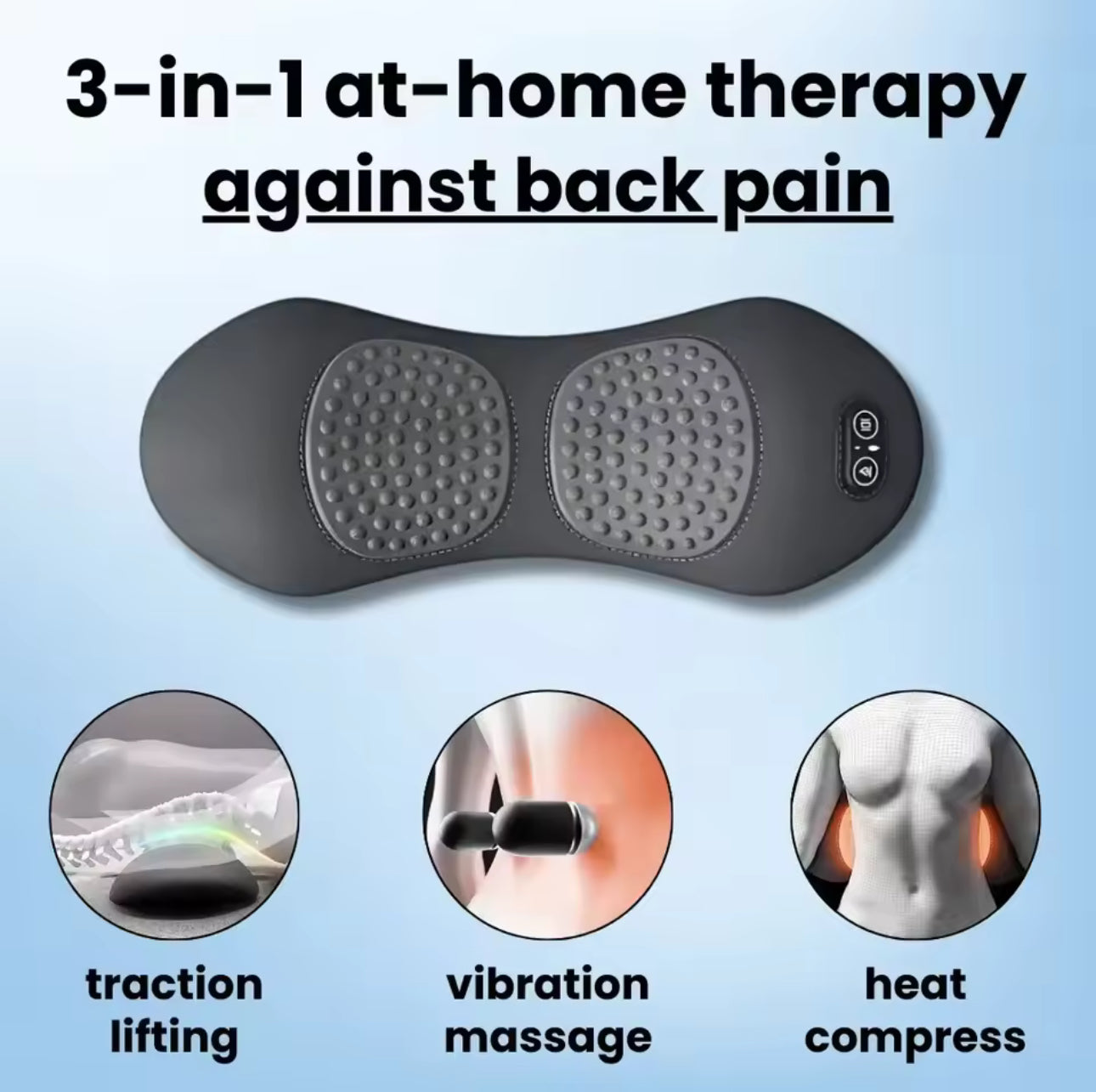 ComfortCore 3-IN-1 Back therapy Device